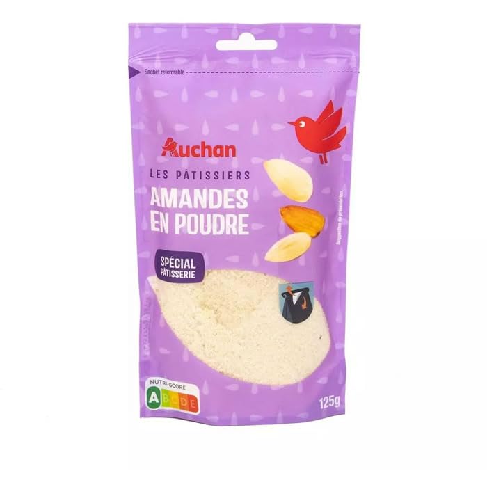 AUCHAN Amandes en poudre 125 g
