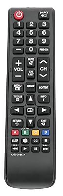 AA59-00817A Replaced Remote Control fit for Samsung LCD TV HG28NB670 HG32NA470 HG32NA477 HG32NA478GF HG32NB670 HG32NB677 HG32NB690 HG39NA577 HG40NB670 HG40NB677 HG40NB678 HG40NB690 HG46NB670 HG46NB677