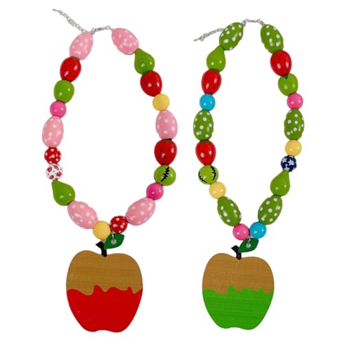Collier perles unique fabriqué main fruit pour style dopamine fashion - 5
