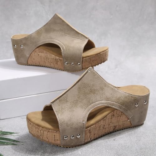 Wedge Sandals for Women 2025 Summer Platform Sandals Women Open Toe Espadrilles Orthopedic Sandals Dressy Casual Boho Beach Sandals Ladies Wedges3