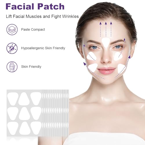 LOPHE Triangle Wrinkle Patches, Anti Wrinkle Facial Patches, Anti Wrinkle Tape, Wrinkles treatment - Image 3