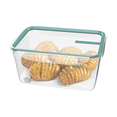Pote Plástico de 3500ml, com Travas Herméticas, Linha Freshy, Sanremo.