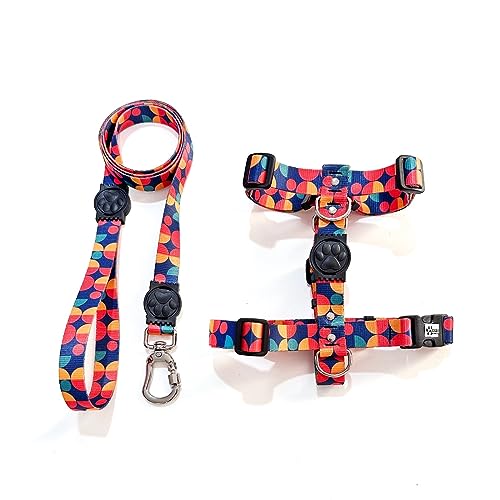 kit Coleira: Peitoral Modelo H + Guia (M, Olinda)