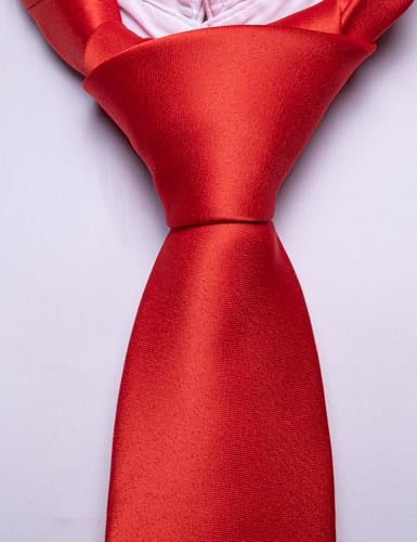 Image of Barry.Wang Boys Ties Pre-Tied Satin Solid Color Kids Tie Pocket Square Set Adjustable Formal Necktie Graduation School