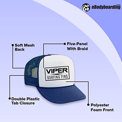 Viper Surfing Fins Trucker Hat Mesh Back Snap Back Polyester/Nylon2