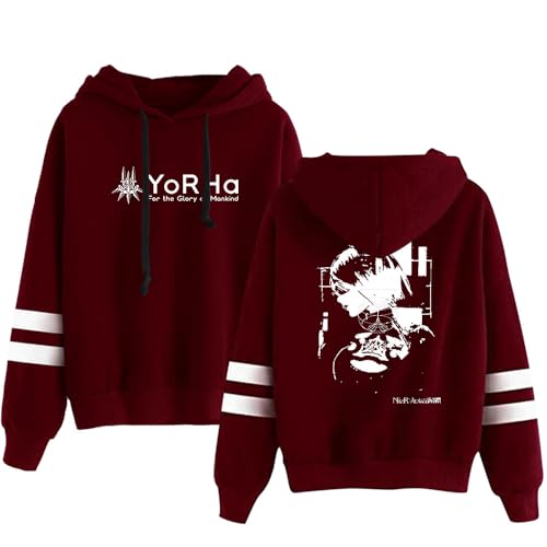 NieR Automata 2B Yorha Hoodie Streetwear Men/Women Sweatshirt Long sleeve Hooded