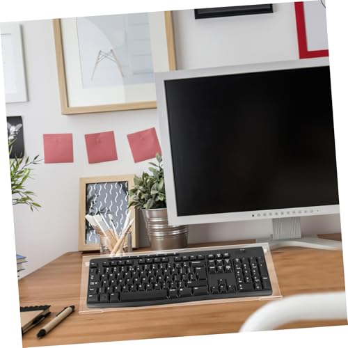 Support de clavier transparent pour bureau et télétravail ergonomique