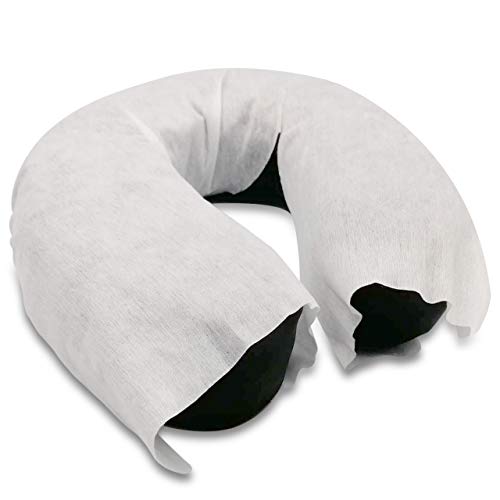 [Pack of 300] Face Cradle Covers - Disposable Head Rest Covers for Massage Table, Massage Headrest Cover, Ultra Soft Massage Face Cradle Cover for Massage Chair, Facial Bed Esthetician Supplies