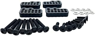 C31383BLACK Alloy Machined Shock Upper Add-On Mounts for Axial 1/10 Capra 1.9 Unlimited