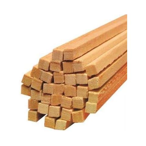 Bastones de algodón de azúcar de madera cuadrados Cover