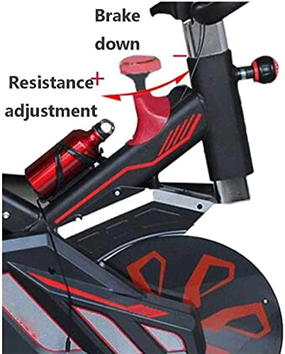 Image of Exercise Bike Stationary Indoor Cycling Bike Cycle Bike for Home Cardio Gym Belt Drive Workout Bike with 15kg Flywheel LCD Monitor Carbon Steel Stand