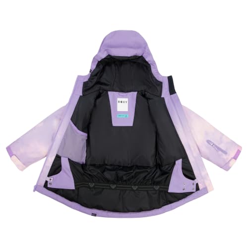 Image of Roxy Girls' Heavyweight Ski Snow Hooded Jacket, Insulated & Waterproof