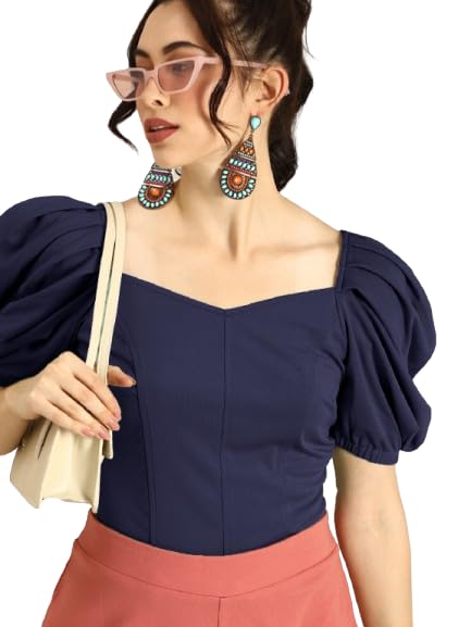 Image of Nefer Women's Solid V-Neck T-Shirt