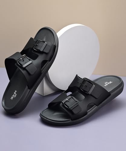 Image of Zoom Shoes FLTM04 Men's Sandals With Adjustable Buckle Strap Ultra Soft & Flexibility Anti Skid Comfortable Waterproof Daily Sandals for Men