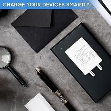 Image of Original 44W Flash Type C Charger Adapter (only Adapter) Compatible with iQOO Z6 /Z6 44W /Z6 lIte 5G /T1 /Neo 6 /Z7 Pro /V23 /V23e /V23 Pro /V25 /V25 Pro /V26 /V27 /Y35 /Y73 /V215G Series USB-C (DEC44)