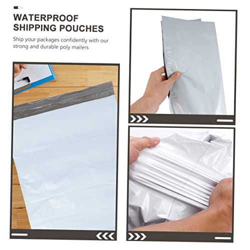 EXCEART 100Pcs Saco De Vestuário Sacos De Transporte Para Roupas Polymailers Mailers Envelopes De En
