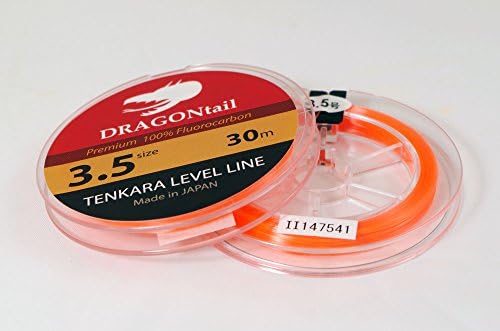 DRAGONtail Tenkara Level Line 30m Hi-Vis Orange