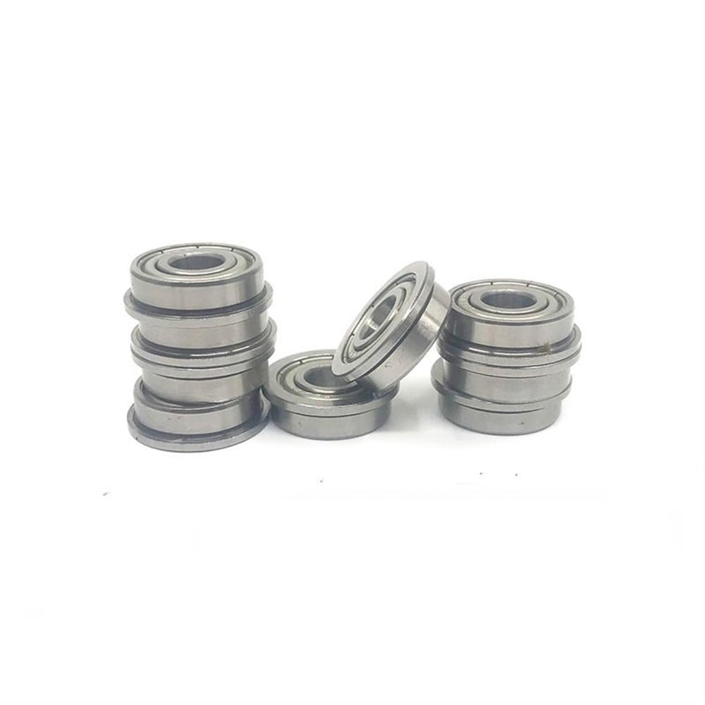 WTEPNQQDI F606ZZ Bearing ABEC-5 6 * 17 mm Flanged F606Z Ball Bearings F606 ZZ