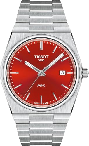 Image of Tissot PRX Quartz Red Dial Men's Watch T137.410.11.421.00