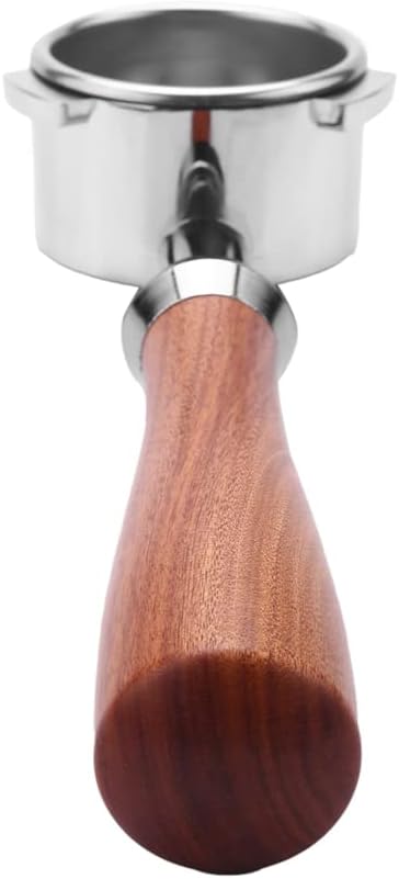 2Pcs 54mm Coffee Bottomless Portafilter for Series with 2 Cup Filter Basket Replacement Machine