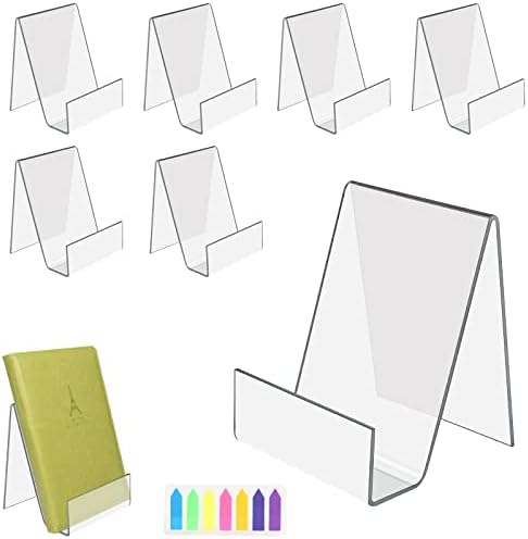 EPOSGEAR Small Wide Plastic Acrylic Perspex Book Plate Retail Display Stand Holder - Perfect For Schools, Nurseries, Libraries Etc (Raspberry Sherbet - View #9