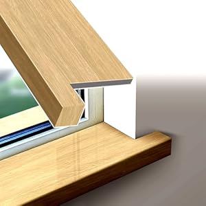 SJHFOI Dekorative Fensterbank Erkerfenster 18/25/30/35cm