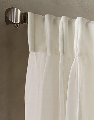 Miniatura 7 de DKNY Paradox - Par de paneles de cortinas transparentes plisadas invertidas para ventana