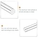 QUARKZMAN Aluminium Rundstab 25mm x 300mm Massiver Drehbank Rundstangen Aluminium Stäbe für DIY Handwerk Packung Gartendekoration RC Modell Industrie Maschinen 1 Stück