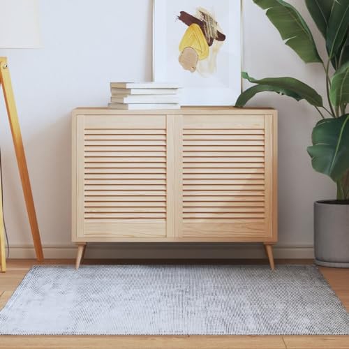 LAPOOH Lamellentüren 2 STK. Massivholz Kiefer 61,5x49,4 cm, Schwingtür, Saloontür, Pendeltür, Schranktüren, Lammelentüre, Lamellen Tür