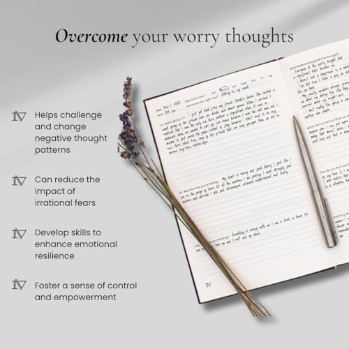 Worry for Nothing: Guided Anxiety Journal, Cognitive Behavioral Therapy Mental Health Journal, Anxiety Relief & Self Care, Journal for Men & Women, Mental Health Gifts - Image 5