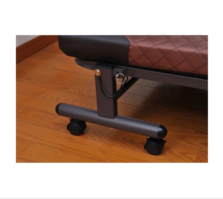 リクライニングマッサージベッド ブラウン FORTE】アームレスト可動式高級木製リクライニングベッド