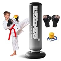 Bokszak voor kinderen, Ninja-design, 163 cm, opblaasbare bokszak