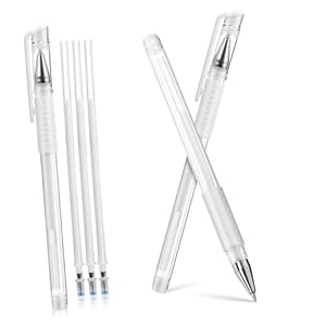 Didiseaon 3 Pcs Scratcher Tattooing Supplies Kit Eyebrow Mapping Pen Sticker Tattoo Pen White Abs