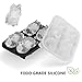 ACOOKEE French Bulldog Ice Cube Mold, Large Soccer Ball Ice Cube Tray for Whiskey,Cocktail,Bourbon, Cute Novelty French Bulldog Gifts for Decor, BPA Free