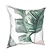 n/a Taie d'oreiller décorative de feuille de palme Polyester Creative Creative Tickowcase Home Coussin Housse (Color : A, Size : 50x50cm)