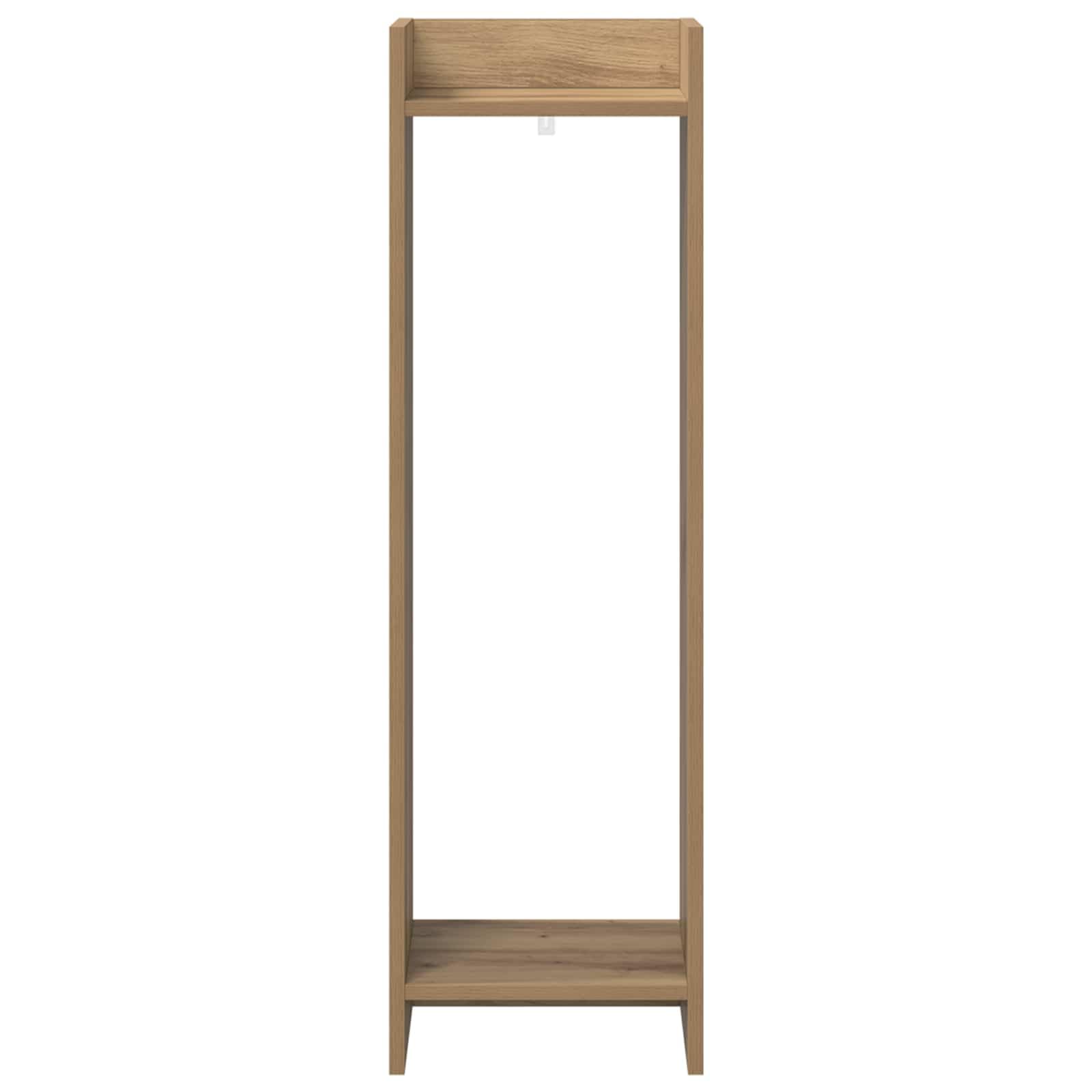 Supporto per piante in rovere Artisan, 30 x 30 x 100 cm, in legno