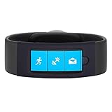 Moretek Silicone band cover for Microsoft band 2 - Slim Designer Sleeve Protector accessories cases (Black)
