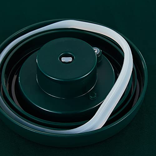 Foto von Mekeran Versiegelter Kaffeedose mit Vakuumpumpe, 1,6 l Edelstahlbehälter mit Knopf zum Staubsaugen oder Loslassen zur Aufbewahrung von Kaffeebohnen, Kaffeesatz, Tee und Nüssen usw.