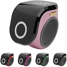 Electronic Finger Counter Clicker Ring, Digital Tally Counter with Vibration for Prayer & Dhikr, Tasbih Counting Rechargeable Row Counter Ring