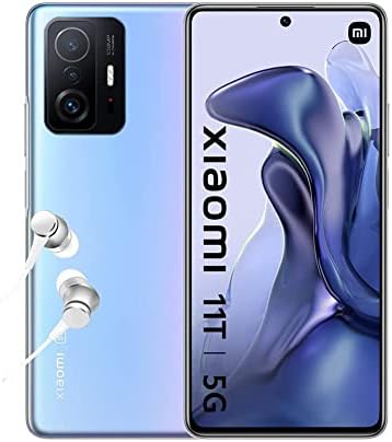 Xiaomi 11T 5G – Smartphone 8+256GB, Display da 6,67” 120Hz AMOLED, MediaTek Dimensity 1200-Ultra, fotocamera professionale da 108MP, 5000mAh, Celestial Blue (Versione Italia + 2 anni di garanzia)
