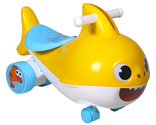 Dynacraft Baby Shark Push Ride-on Toy for Chidlren Ages 18 Months - 3 Years