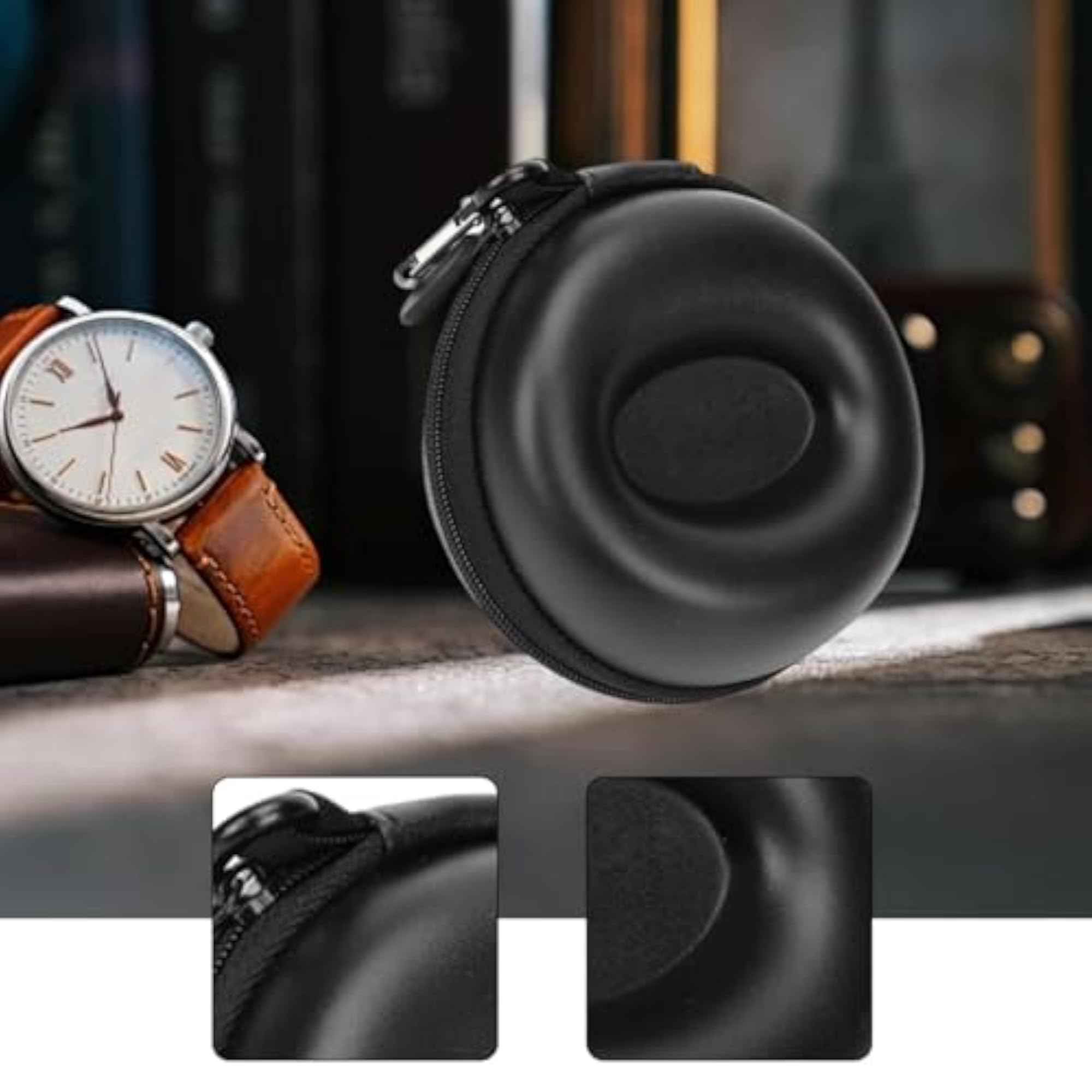 Single Watch Storage Box, Shockproof PU Leather