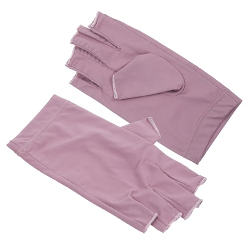 Veemoon 1 par Guantes de Protección UV para Manicura Guantes Antiinflamatorios para Secado de Esmalte Protección Solar para Manos Salón y Actividades al Aire