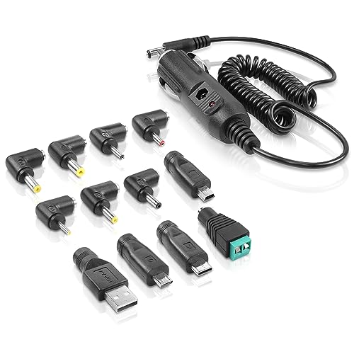 YAODHAOD 1.2M 12V accendisigari Plug a DC Jack e adattatore USB 12 DC Plug di alimentazione 5A, per lettore DVD portatile, GPS, navigazione, altoparlanti Bluetooth, pompa del seno, pulitori auto
