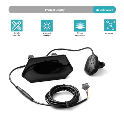 Anlayliay UKS6 Electric Scooter LCD Meter 24V-72V Color Screen E-Bike Smart Display Electric Bicycle Dashboard SM 5PIN - Image 3