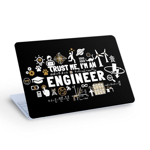 Image of Laptop Skin /Sticker /Cover Bubble-Free| Laminated| Removable| HD Quality Sticker for Laptops Upto 15.6 Inches Compatible with Hp /Dell /Acer /Lenovo /Asus etc.(Engineer-221)
