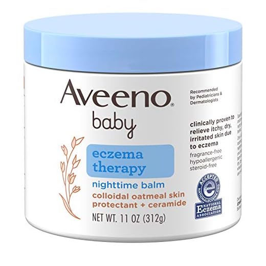 Aveeno Baby Eczema Therapy Nighttime Balm with Natural Colloidal Oatmeal for Eczema Relief, 11 oz.