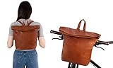 Design: Dieser Multifunktionsrucksack aus hochwertig verarbeitetem Ziegenleder überzeugt einfach auf ganzer Linie. So komplettiert die Verbindung aus Eleganz und angesagtem Vintage-Look jedes Deiner Outfits und sorgt dafür, dass du ihn nahezu überall mit hinnehmen wirst.