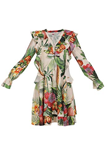 Robe d'été femme ZITHA mi-longue sans manches vêtement de vacances décontracté chic