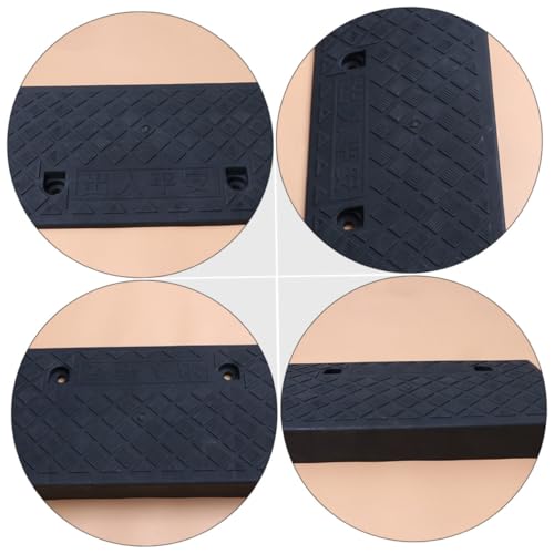 Rampa de carga para automóvil PRETYZOOM de plástico y caucho, forma triangular, negro, 50 x 27 x 9 cm, para automóvil, scooter y motocicleta miniatura 3